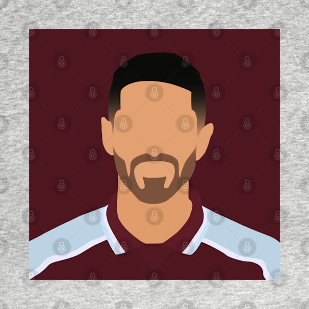 Manuel Lanzini Minimalistic Face Art by GotchaFace